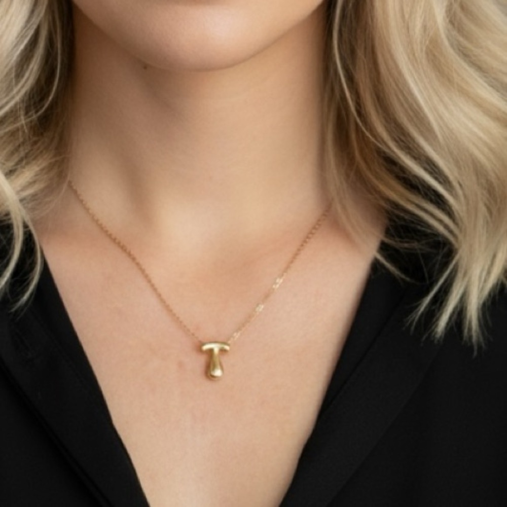 Elegant Gold Initial Necklace